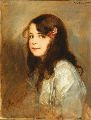 Friedrich August von Kaulbach - Portrait of Daughter Hedda.webp