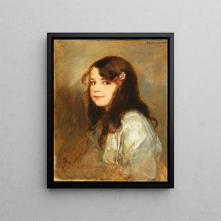Friedrich August von Kaulbach - Portrait of Daughter Hedda.webp