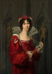 Portrait of Princess Wilhelmine of Orange - Friedrich Bury — artwork view