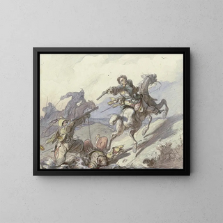 Friedrich Dietz - Attack on knights.webp