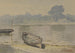 Vanaf het Hampton Court-park - Friedrich Ernst Morgenstern — weergave van het kunstwerk
