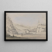 Tetschen on the Elbe - Friedrich Eugen Peipers — framed artwork on a wall