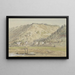 La rive en face de Schandau - Friedrich Eugen Peipers — framed artwork on a wall
