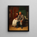 Een paar oudere mensen - Friedrich Friedländer — ingelijst kunstwerk aan de muur