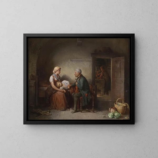 De Arts - Friedrich Friedländer — ingelijst kunstwerk aan de muur