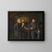 Vétérans en conversation - Friedrich Friedländer — ingelijst kunstwerk aan de muur