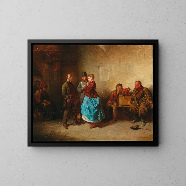 Mis in het vizier - Friedrich Friedländer — ingelijst kunstwerk aan de muur