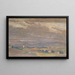 Landschapschilderij van de avond met toren - Friedrich Hasslwander — ingelijst kunstwerk aan de muur