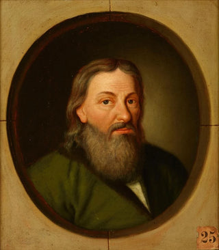 Friedrich Kloss - Portrait of Stanisaw Orzechowski 15131566 Oksza Coat of Arms Canon of Przemyl Religious and Political Writer.webp