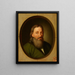 Portret van Stanisław Orzechowski 1513-1566 Wapens van Oksza Kanunnik van Przemyśl Religieus en politiek schrijver - Friedrich Kloss — ingelijst kunstwerk aan de muur