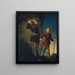 De redding van keizer Maximiliaan I door de Martinswand - Friedrich Krepp — ingelijst kunstwerk aan de muur