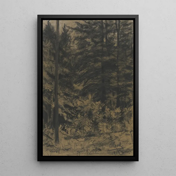 Friedrich Mook - Fir trees.webp
