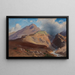 Landscape painting of Mycenae - Friedrich Preller the Younger — framed artwork on a wall