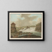 Watervallen van de Rijn - Friedrich Rosenberg — ingelijst kunstwerk aan de muur