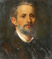Zelfportret - Friedrich Staudinger — weergave van het kunstwerk