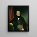 Tombe de Breda - Friedrich von Amerling — framed artwork on a wall