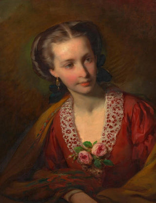Friedrich von Amerling - Hermine Amerling Schwgerin Friedrich Amerlings.webp