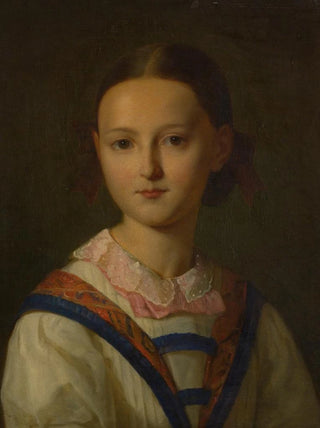 Friedrich von Amerling - Portrait Of A Young Girl.webp