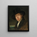 Portret van zijn broer Andreas - Friedrich von Amerling — ingelijst kunstwerk aan de muur