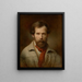 Zelfportret - Friedrich von Amerling — ingelijst kunstwerk aan de muur