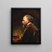 Zelfportret - Friedrich von Amerling — ingelijst kunstwerk aan de muur