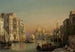 Het grote kanaal in Venetië met uitzicht op Santa Maria della Salute - Friedrich von Nerly — weergave van het kunstwerk