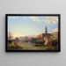 Le Palais des Doges et la Piazzetta di San Marco avec vue sur le Grand Canal et Santa Maria della Salute au loin - Friedrich von Nerly — ingelijst kunstwerk aan de muur