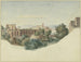 van SS Giovanni e Paolo in Rome - Friedrich von Olivier — weergave van het kunstwerk