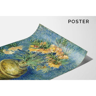 Fritillaires, couronne impériale dans un vase de cuivre - Vincent Van Gogh | Reproduction Tableau Décoration murale affiche copie