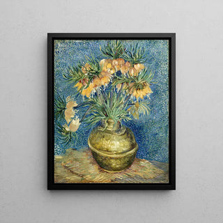 Fritillaria's, keizerskroon in een koperen vaas - Vincent Van Gogh