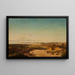 van Baunebjerg uitzicht bij de Horsens fjord - Frits Grove — ingelijst kunstwerk aan de muur