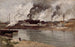 van de Ivry-fabrieken - Frits Thaulow — weergave van het kunstwerk