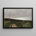 op de kust, motief van Jaeren, Noorwegen - Frits Thaulow — ingelijst kunstwerk aan de muur