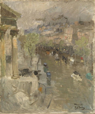 Frits Thaulow - View from Paris near the Madeleine Church.webp
