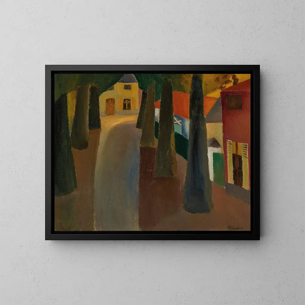 Lalle van het kasteel BachteMaria Leerne - Frits van den Berghe — ingelijst kunstwerk aan de muur