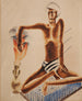 Le Fakir - Frits van den Berghe — weergave van het kunstwerk