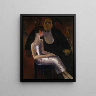 Frits van den Berghe - PaulGustave van Hecke and his Wife Norine De Schrijver.webp