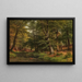 Ramasseuses de bois dans la hêtraie - Fritz Ebel — ingelijst kunstwerk aan de muur