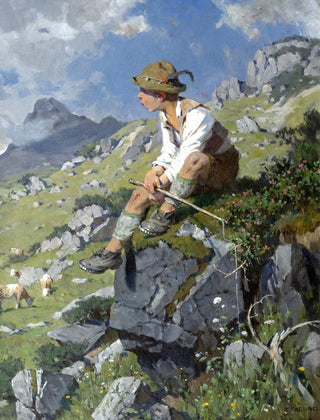 Fritz Freund - Htebub im bayerischen Gebirge.webp