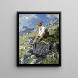 Fritz Freund - Htebub im bayerischen Gebirge.webp