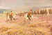 Aanval van het regiment van de Leibgarde van de Pruisische hussars - Fritz Grotemeyer — weergave van het kunstwerk