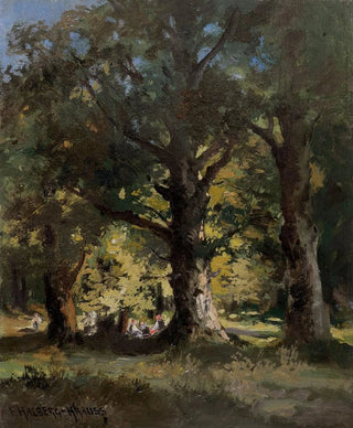 Fritz HalbergKrauss - Picknick im Walde.webp