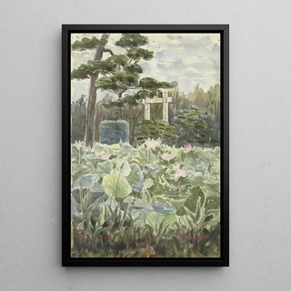 Fritz Hauck - Partie eines japanischen Gartens.webp