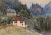 van Johnsbach in de bergachtige regio Gesäuse - Fritz Lach — weergave van het kunstwerk