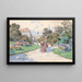 Promenade dans le Stadtpark de Vienne - Fritz Lach — framed artwork on a wall