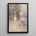 Au Kreuzteich Tragss - Fritz Lach — framed artwork on a wall