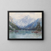 Lac de Leopoldsteiner - Fritz Lach — ingelijst kunstwerk aan de muur