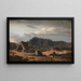 van een moeras met turfstekers, Hsterkb, Noord-Zeeland - Fritz Petzholdt — ingelijst kunstwerk aan de muur