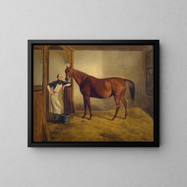 Reine van Sheba - Fritz Thomsen — ingelijst kunstwerk aan de muur