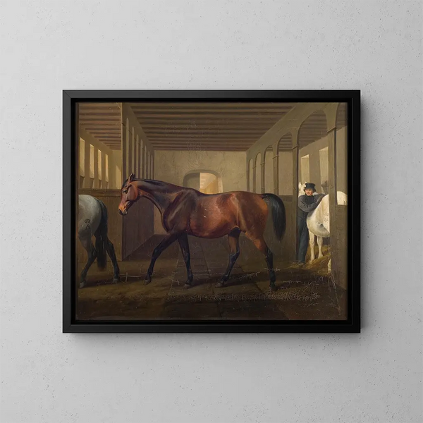 Roosvenster - Fritz Thomsen — ingelijst kunstwerk aan de muur